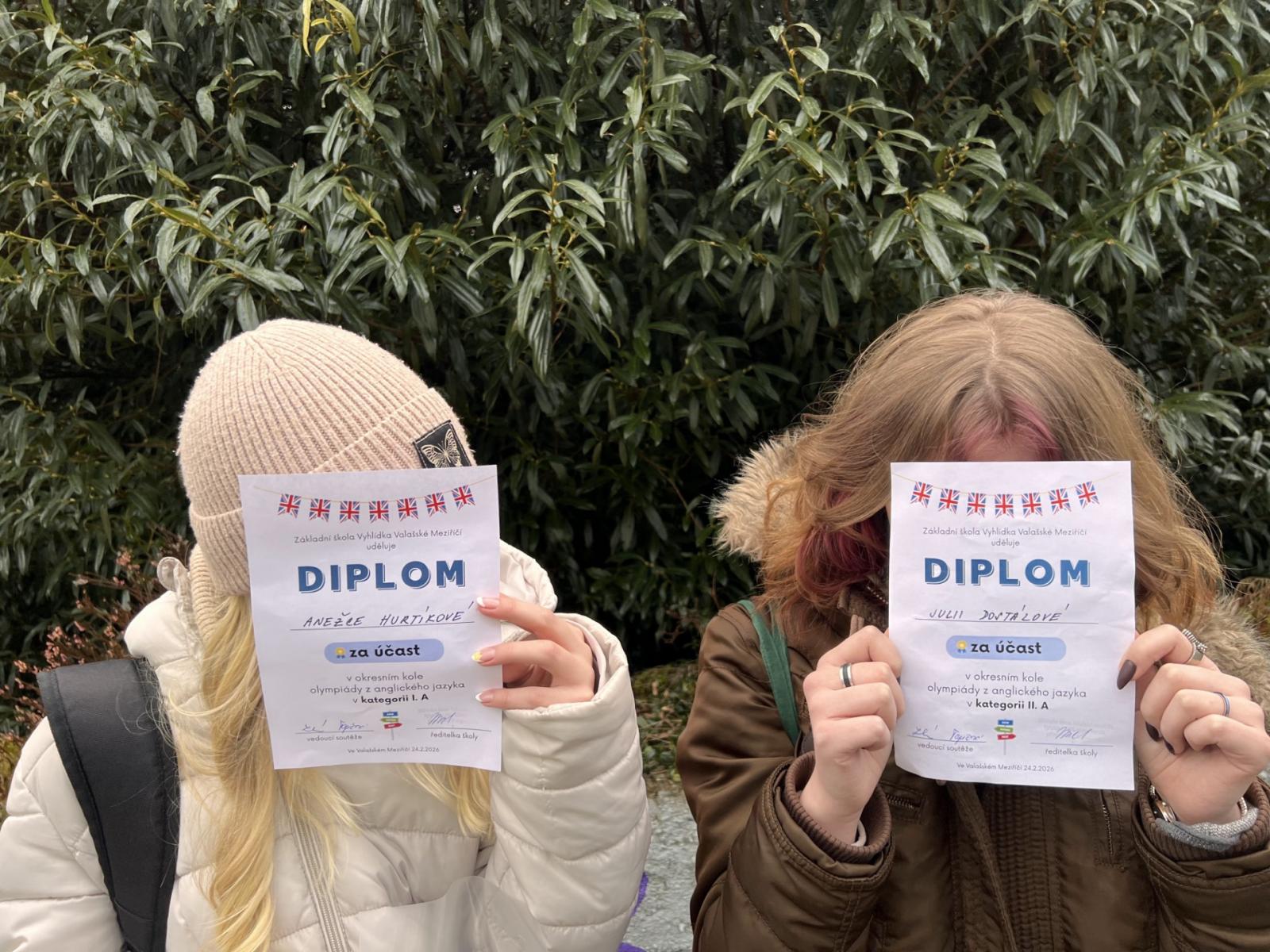 Okresní kolo olympiády v angličtině