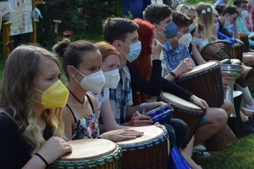 Dopolední ceremoniál - loučení s deváťáky