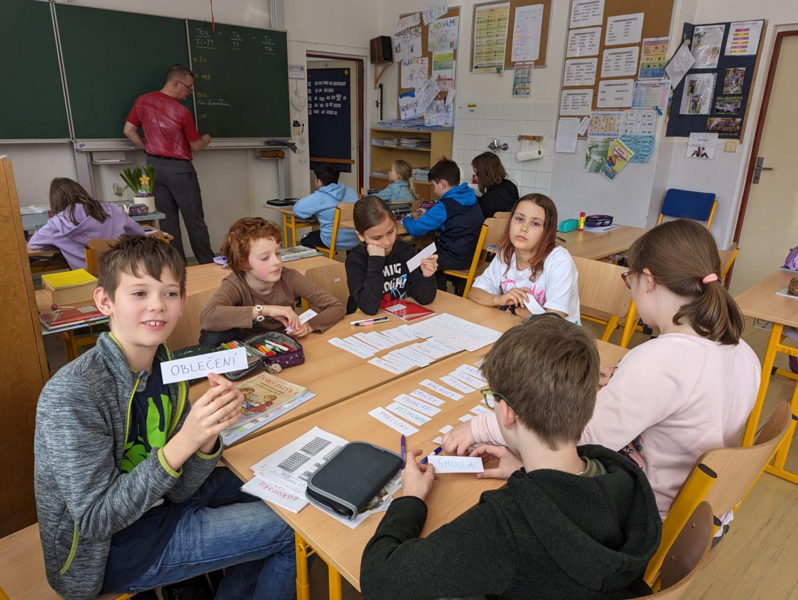 Tandemová výuka ve 4. třídě - český jazyk